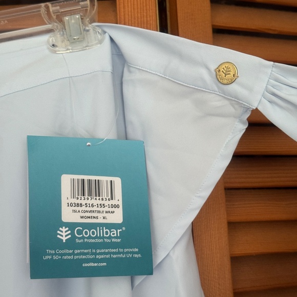 Coolibar Women's Convertible Wrap Skyride Isla - Aire Fabric - Picture 10 of 11